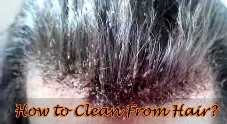 How to Clean From Hair