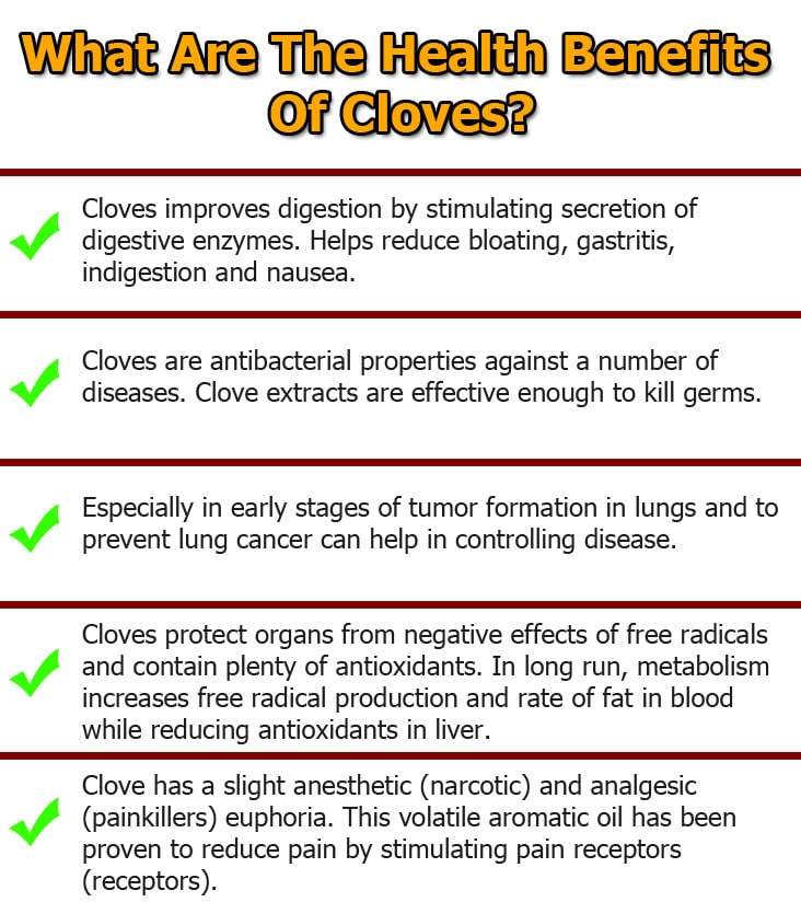 cloves infographic